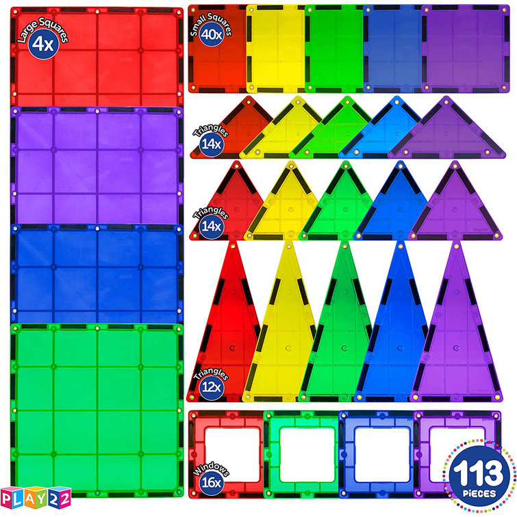 Magnetic best sale building squares